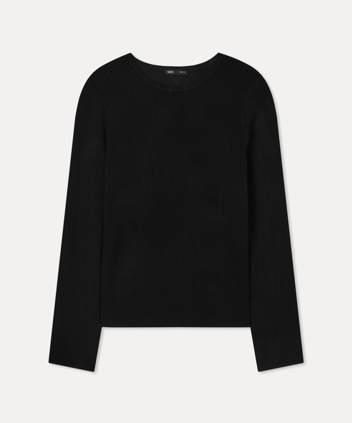 미쏘(MIXXO) 백 트임 골지 풀오버_MIWKAG440T