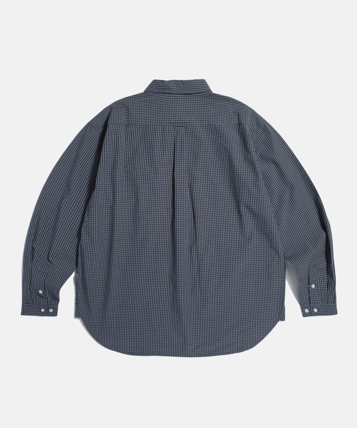 에스피오나지(ESPIONAGE) Multi Check Flap Pocket Shirt Navy