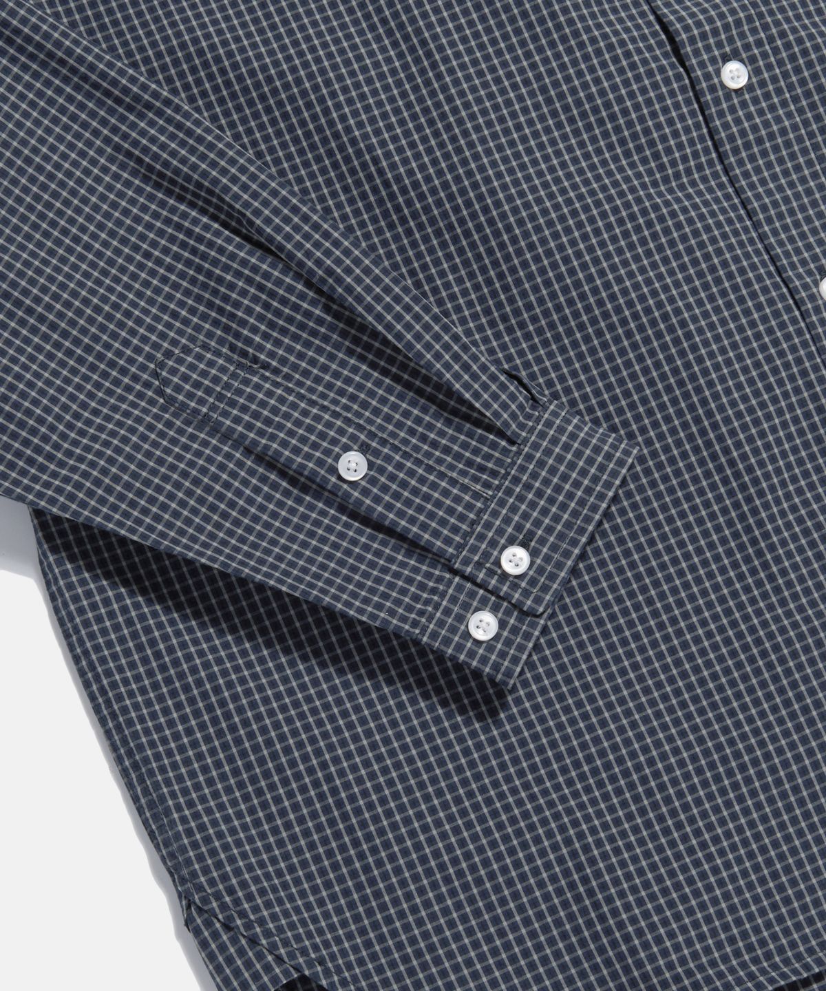 에스피오나지(ESPIONAGE) Multi Check Flap Pocket Shirt Navy