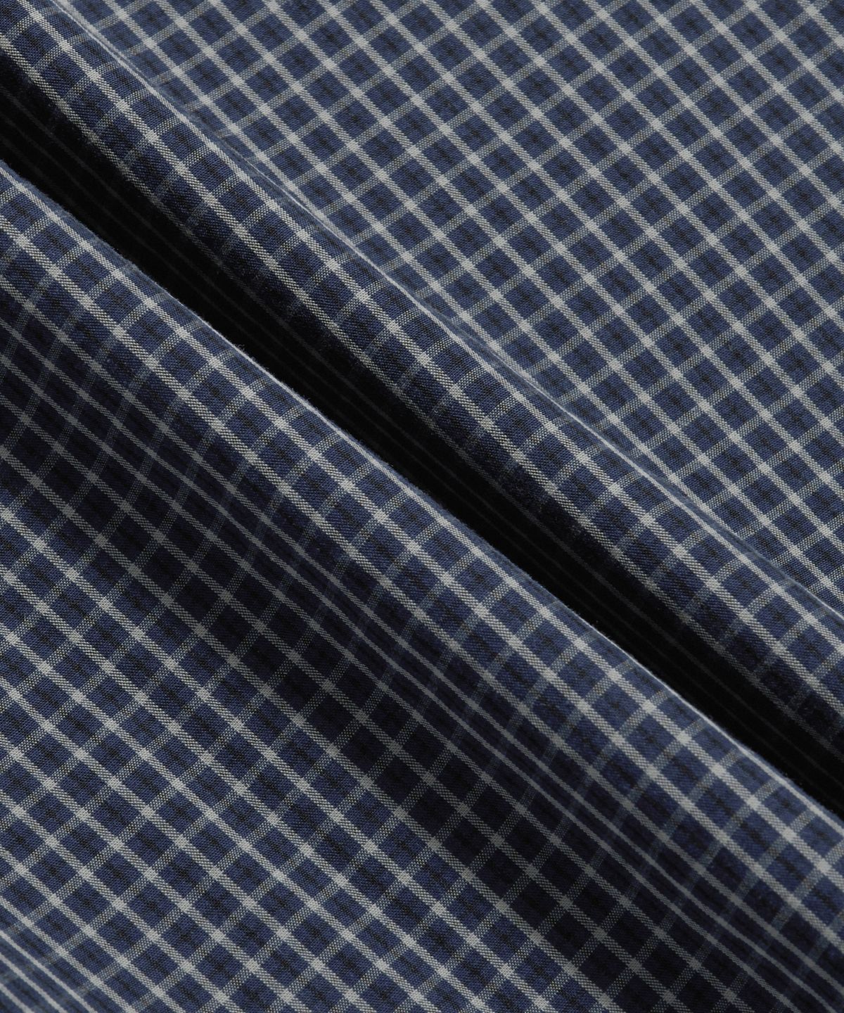 에스피오나지(ESPIONAGE) Multi Check Flap Pocket Shirt Navy