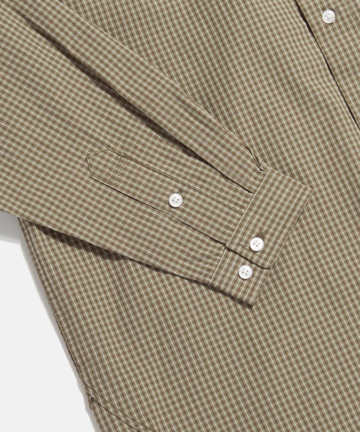 에스피오나지(ESPIONAGE) Multi Check Flap Pocket Shirt Brown