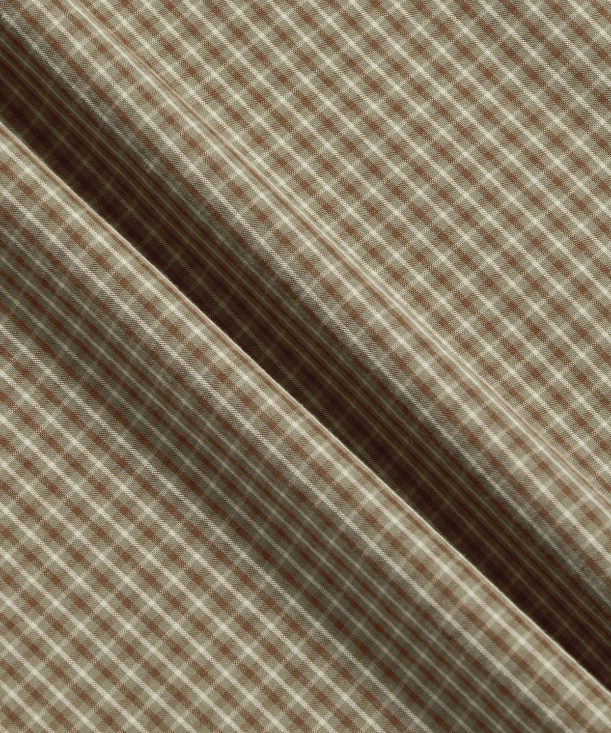에스피오나지(ESPIONAGE) Multi Check Flap Pocket Shirt Brown