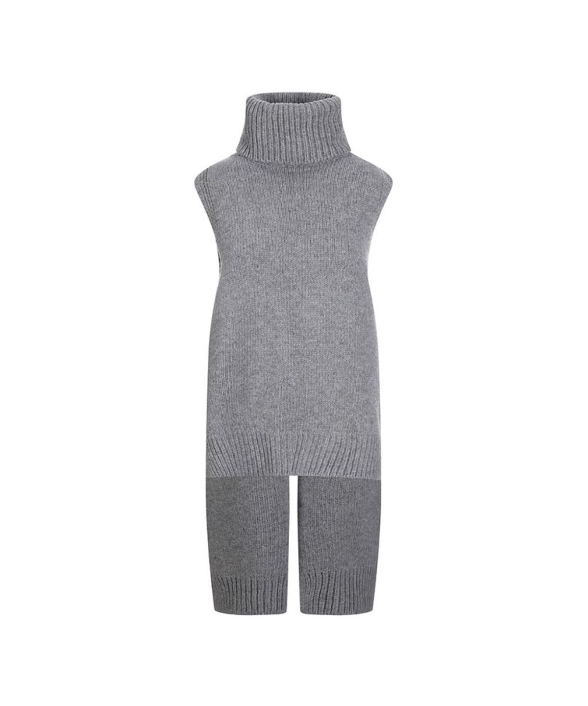 모먼(MOMEN) [MOMEN] Turtle Neck Muffler_Grey_XMTBVYWB21104