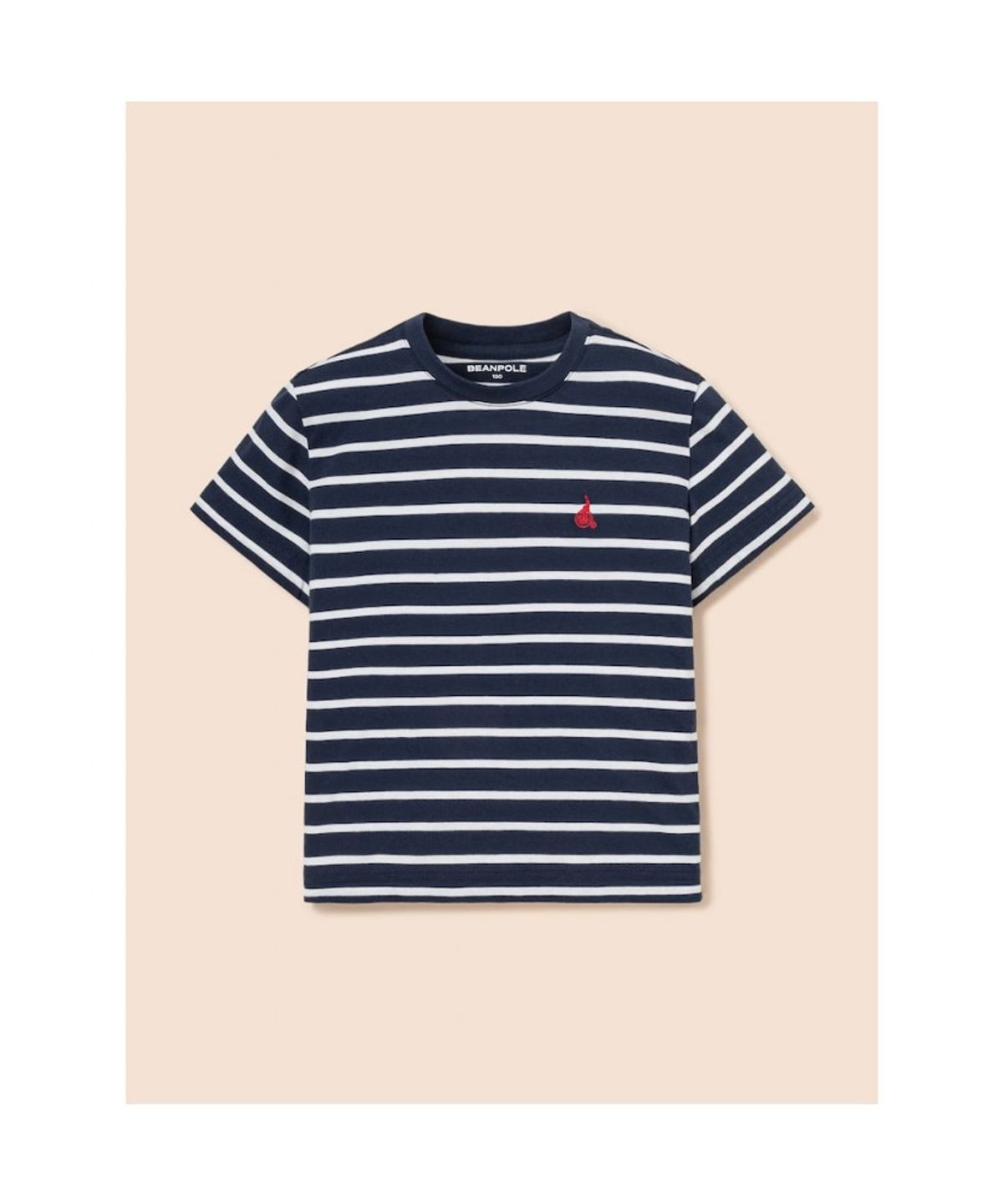 빈폴 키즈(BEANPOLE KIDS) [Essential] 스트라이프 반소매 티셔츠 - 네이비 (BI6242UE2R)