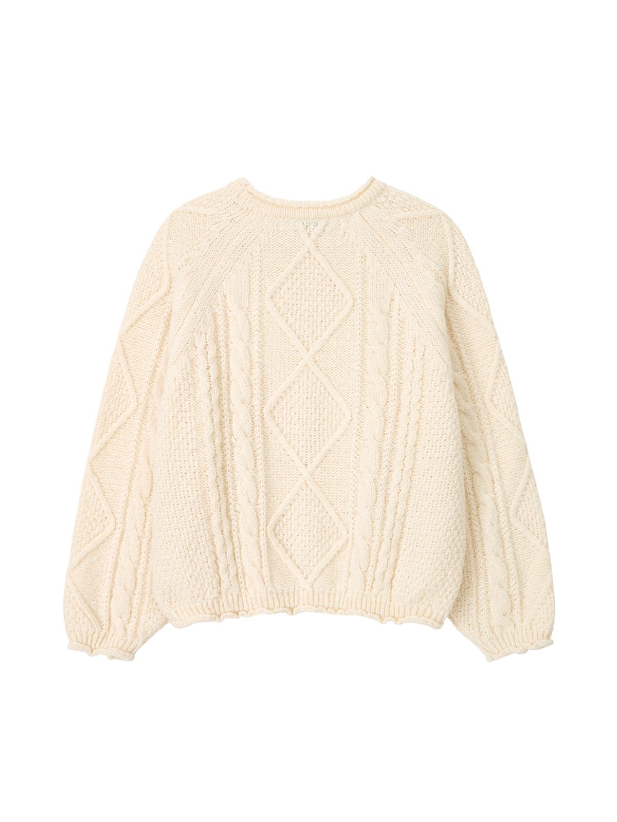 판도라핏(PANDORAFIT) Lumière Cable Knit (ivory)