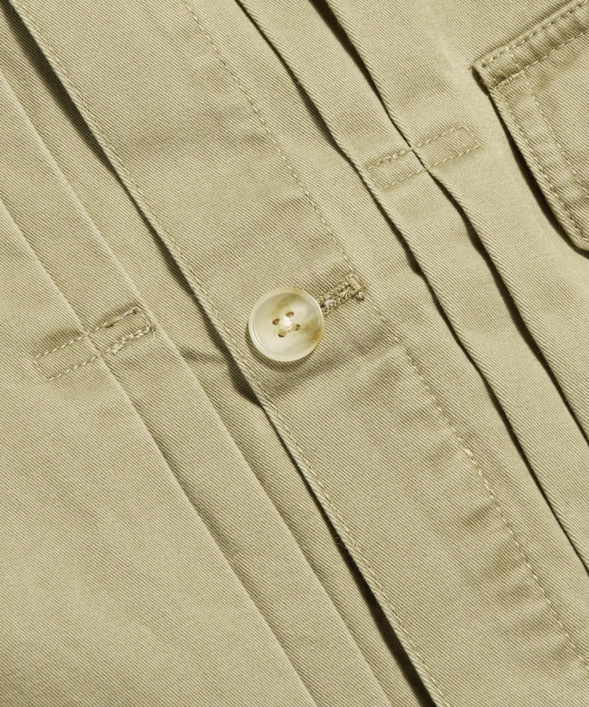 에스피오나지(ESPIONAGE) Type 1 Washed Cotton Trucker Jacket Beige