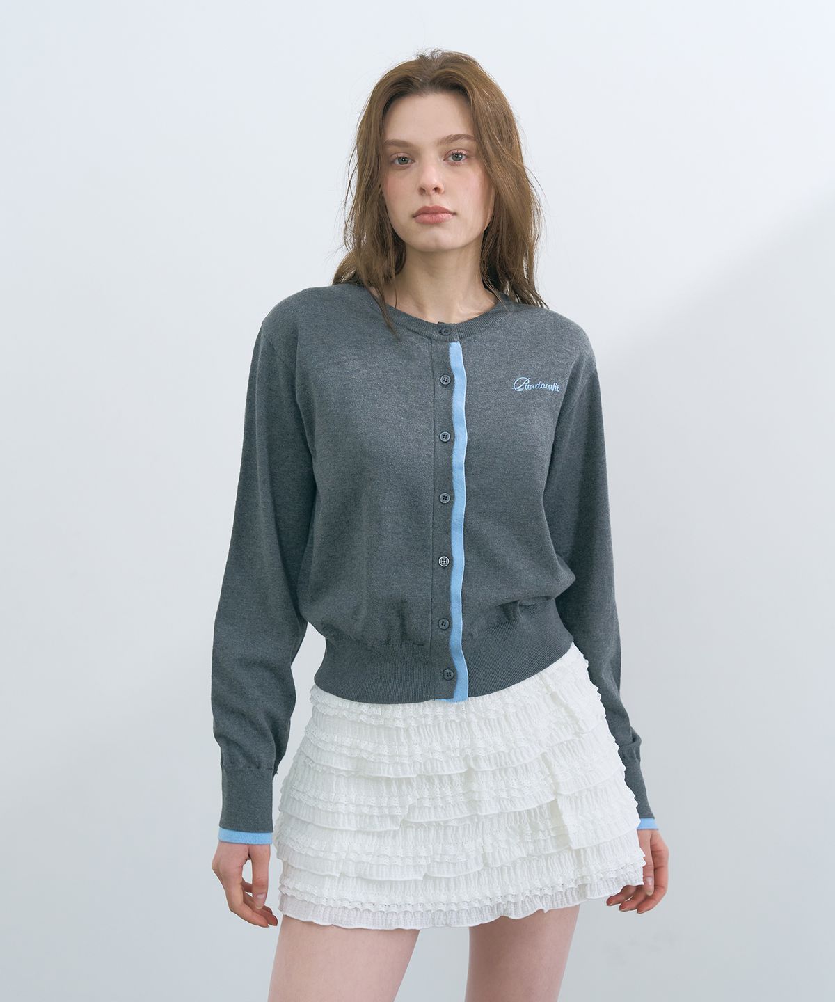 판도라핏(PANDORAFIT) Lumière Line Cardigan (melange gray)