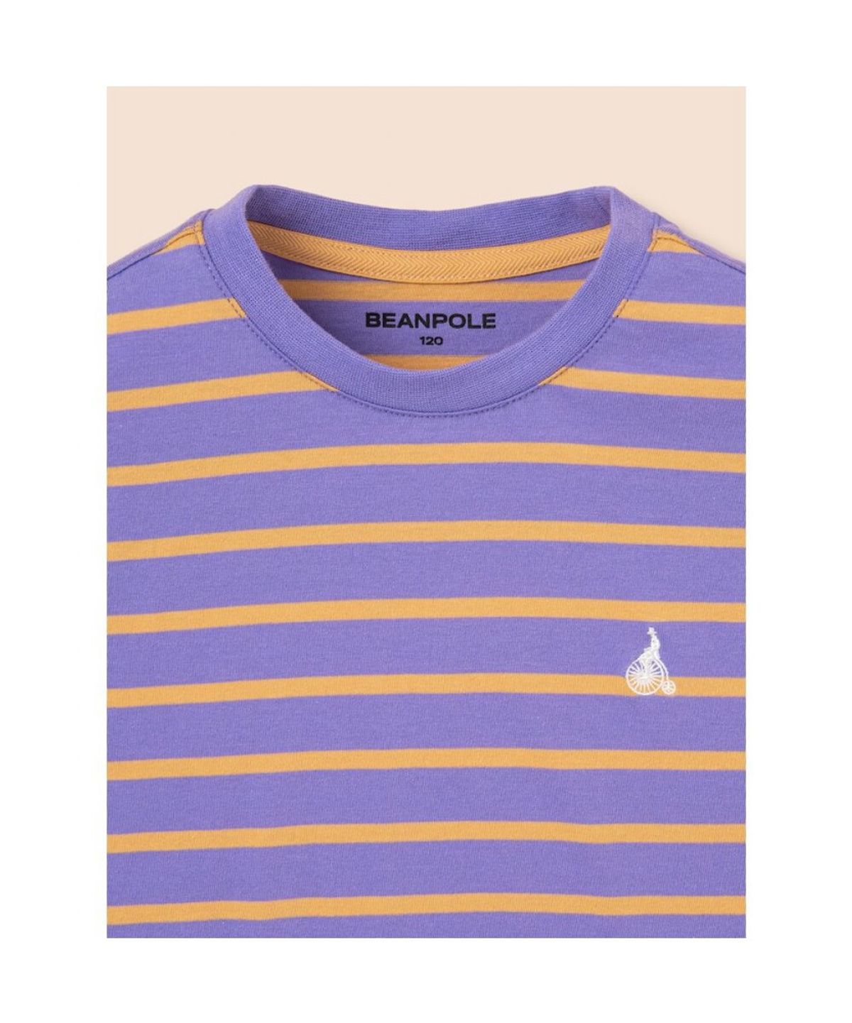 빈폴 키즈(BEANPOLE KIDS) [Essential] 스트라이프 반소매 티셔츠 - 오크리드 (BI6242UE2V)