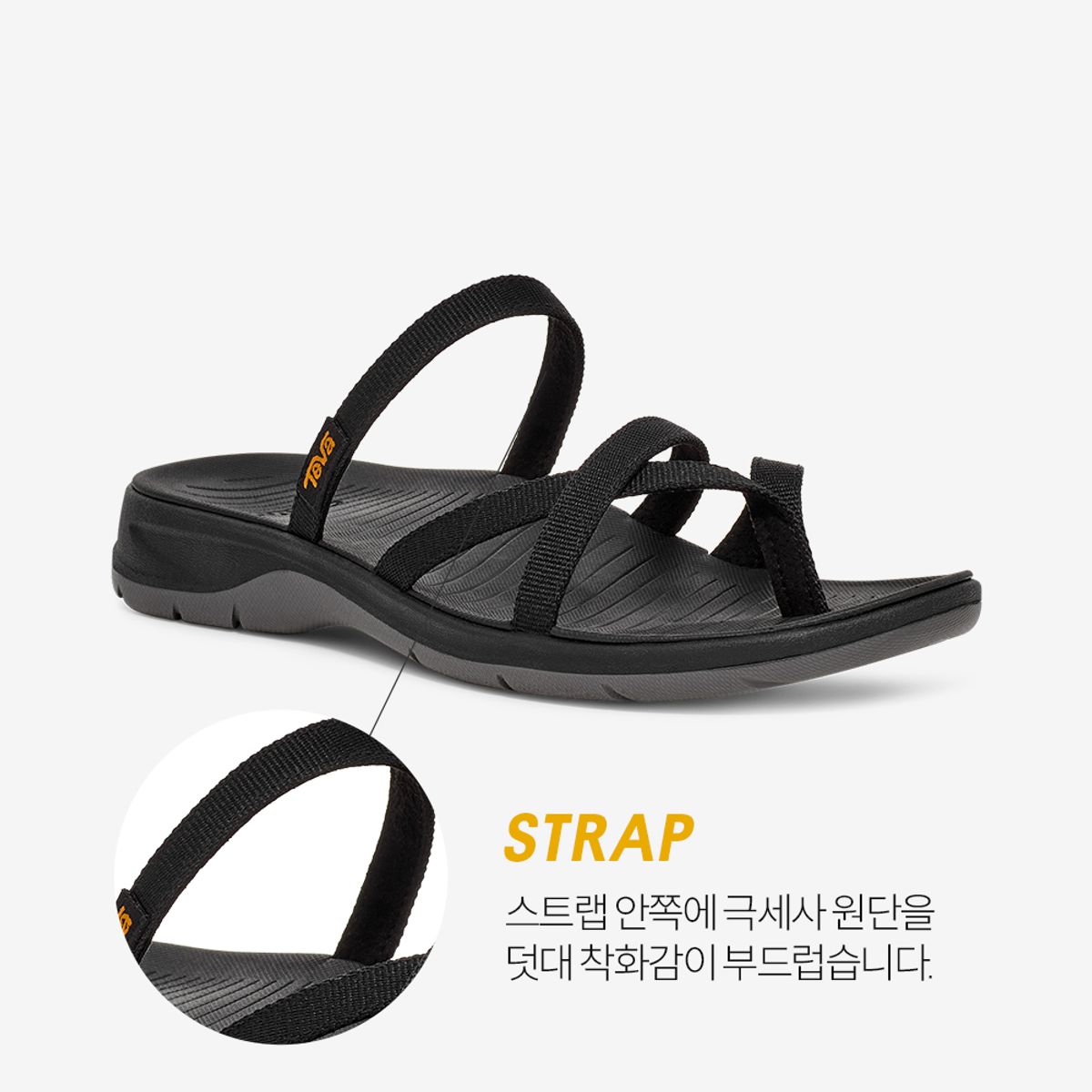 테바(TEVA) 여성 티라트래블러 플립 (BLK) STVF2619490-BLK