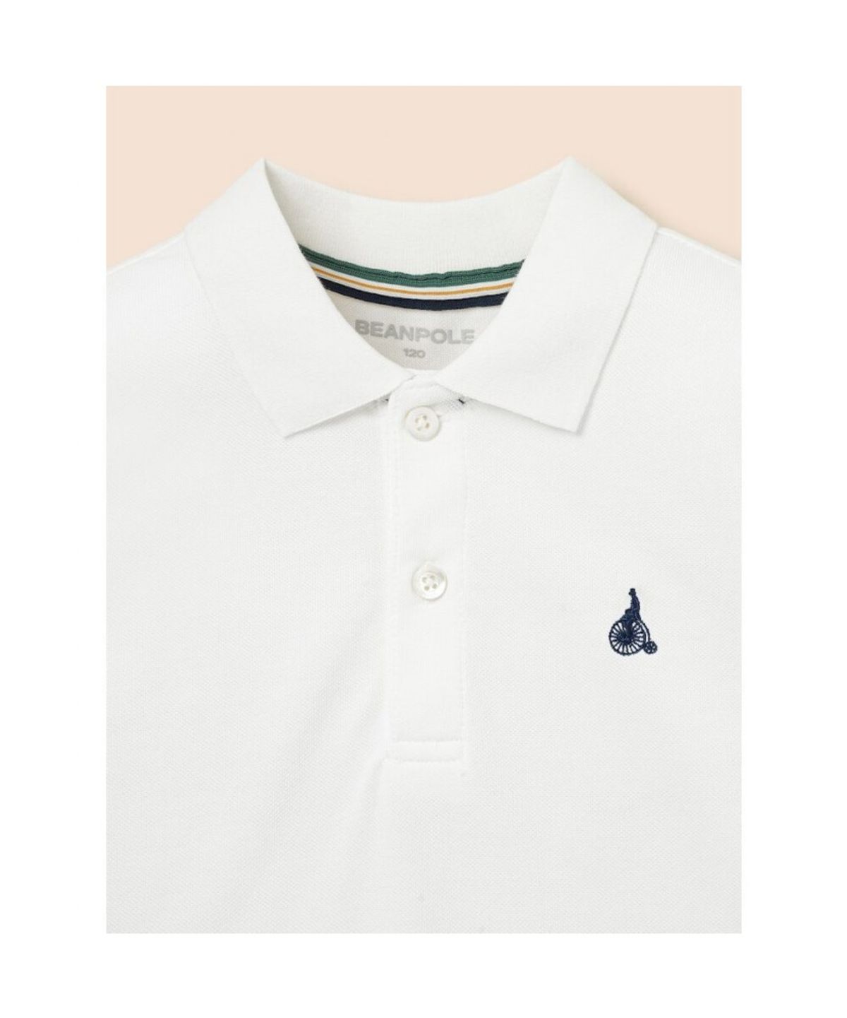 빈폴 키즈(BEANPOLE KIDS) [Essential] 피케 카라 반소매 티셔츠 - 아이보리 (BI6242UE30)