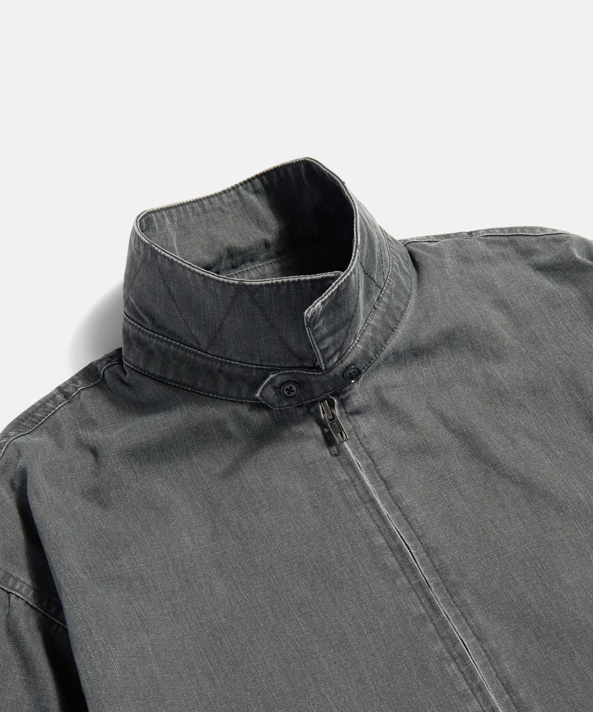 에스피오나지(ESPIONAGE) Washed Drizzler Jacket Black