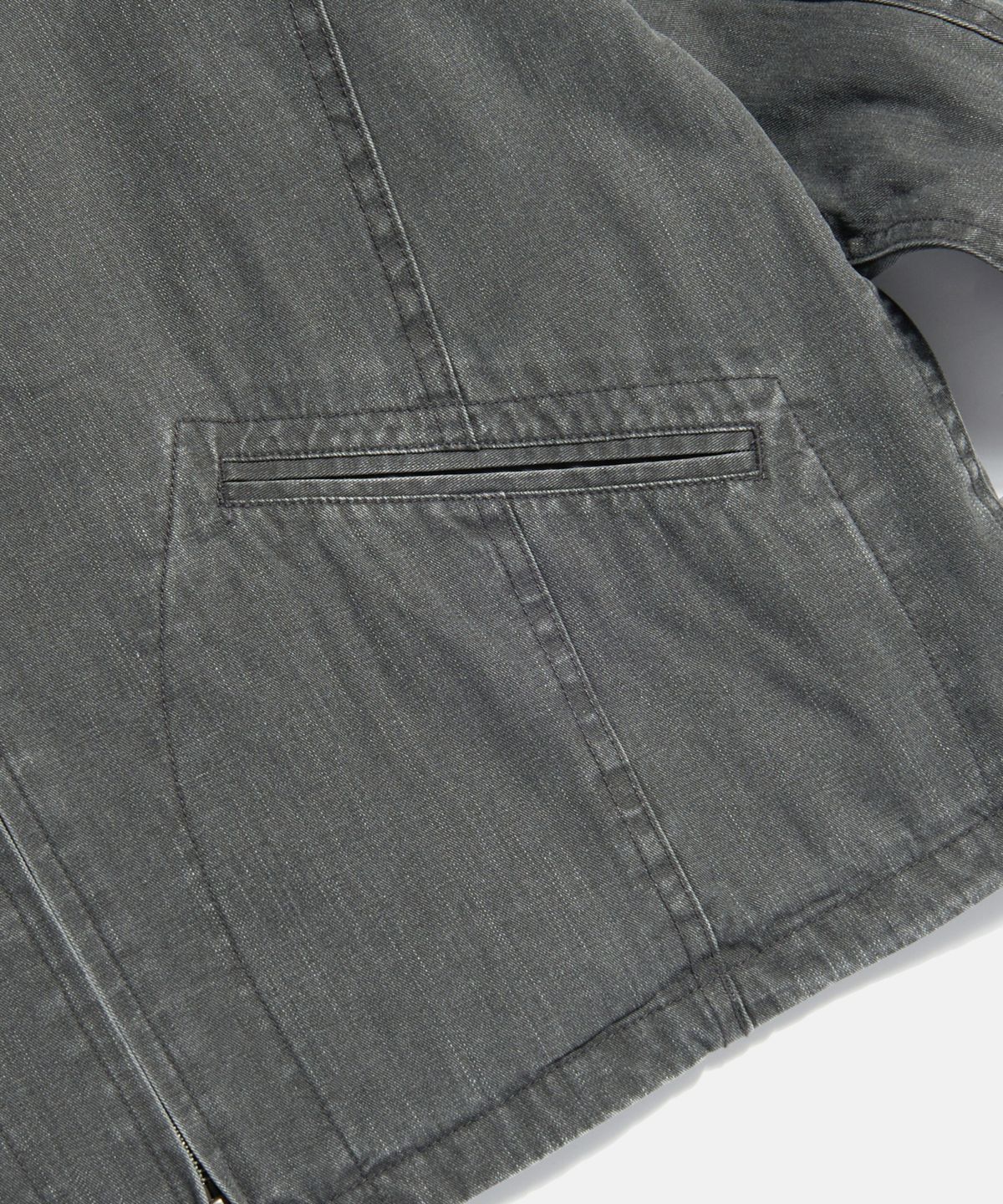 에스피오나지(ESPIONAGE) Washed Drizzler Jacket Black