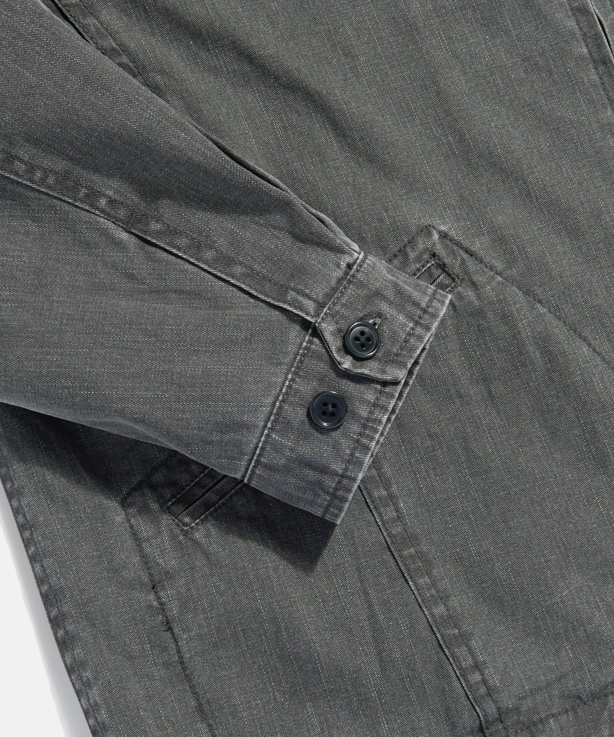 에스피오나지(ESPIONAGE) Washed Drizzler Jacket Black