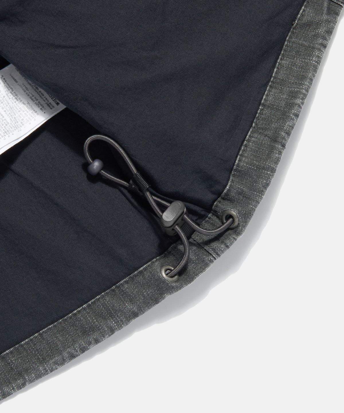 에스피오나지(ESPIONAGE) Washed Drizzler Jacket Black