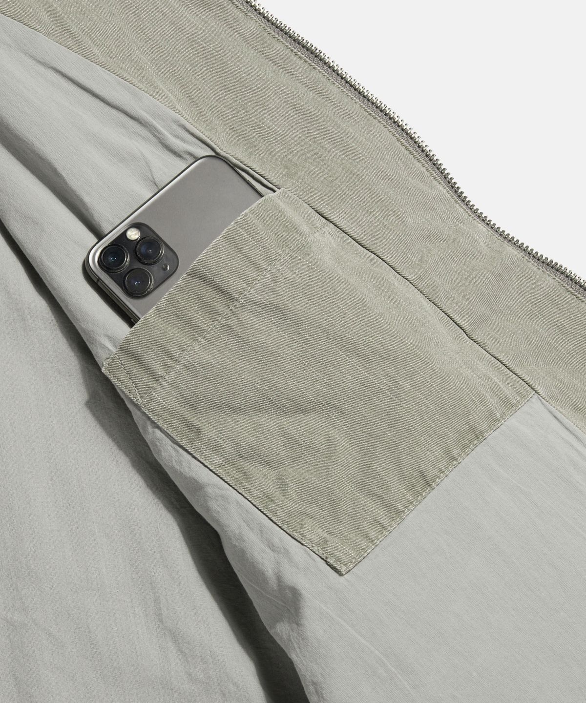 에스피오나지(ESPIONAGE) Washed Drizzler Jacket Greige