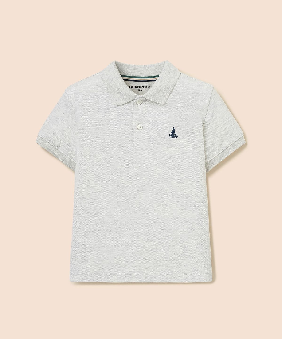 빈폴 키즈(BEANPOLE KIDS) [Essential] 피케 카라 반소매 티셔츠 - 베이지 (BI6242UE3A)