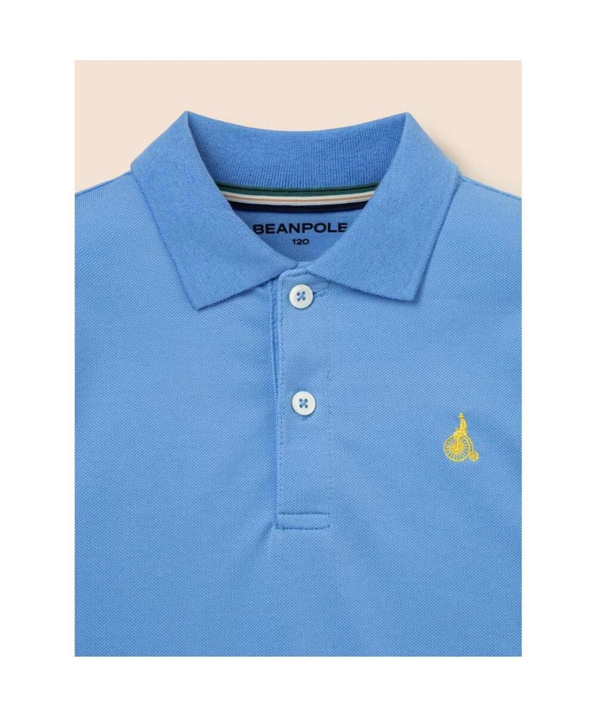 빈폴 키즈(BEANPOLE KIDS) [Essential] 피케 카라 반소매 티셔츠 - 블루 (BI6242UE3P)