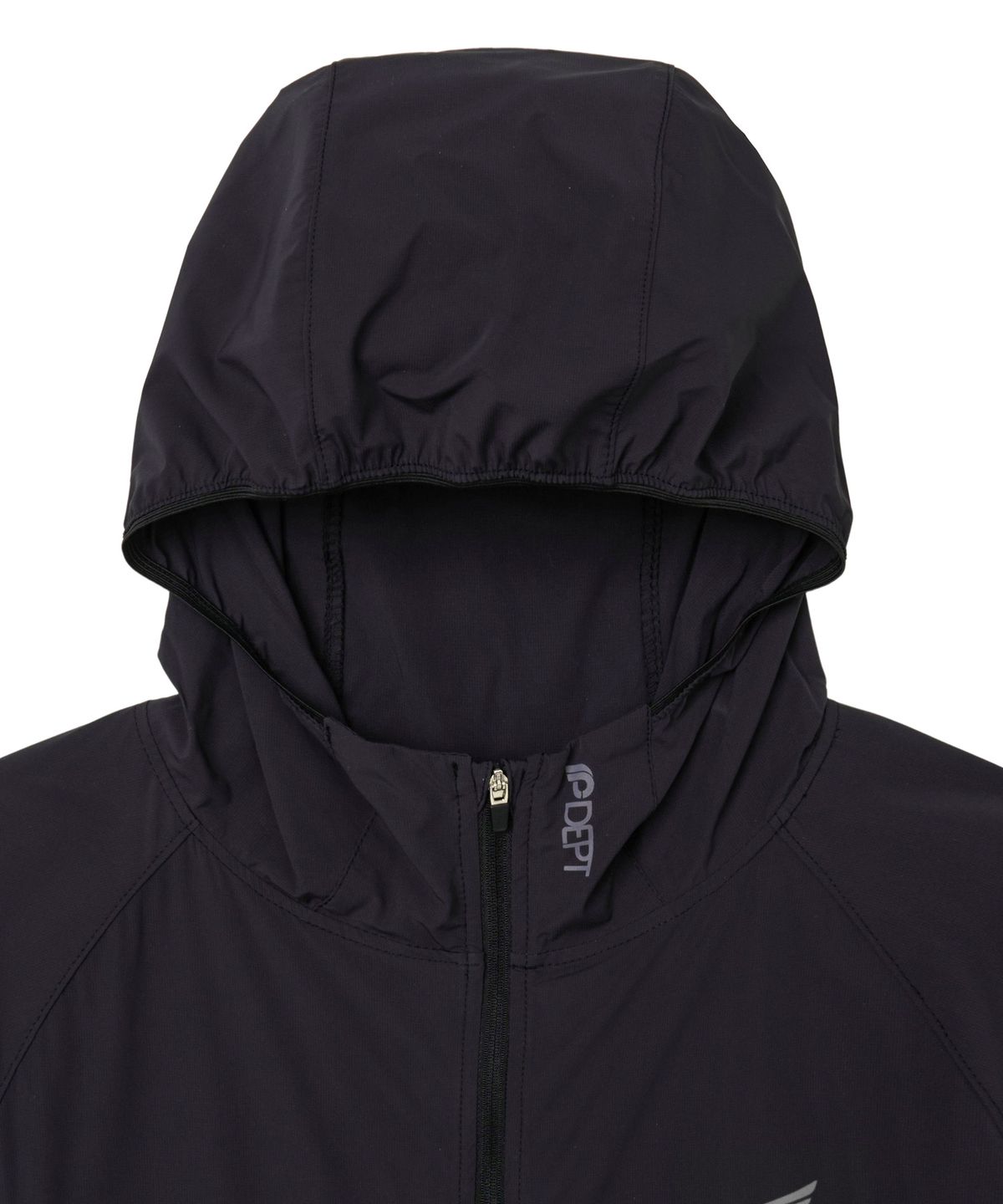 핍스 모터사이클(PHYPS MOTORCYCLE) Speed Run Light Weight Hoodie Zip-Up Black