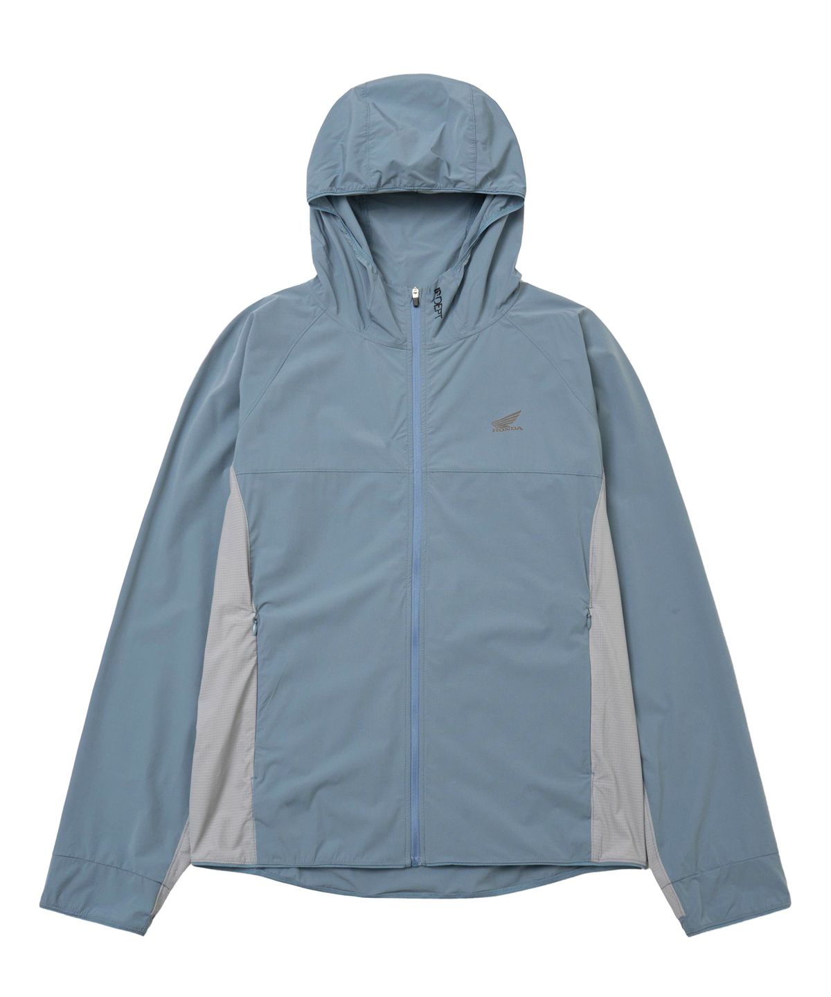 핍스 모터사이클(PHYPS MOTORCYCLE) Speed Run Light Weight Hoodie Zip-Up Vintage Blue