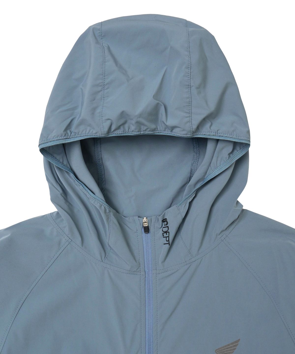 핍스 모터사이클(PHYPS MOTORCYCLE) Speed Run Light Weight Hoodie Zip-Up Vintage Blue