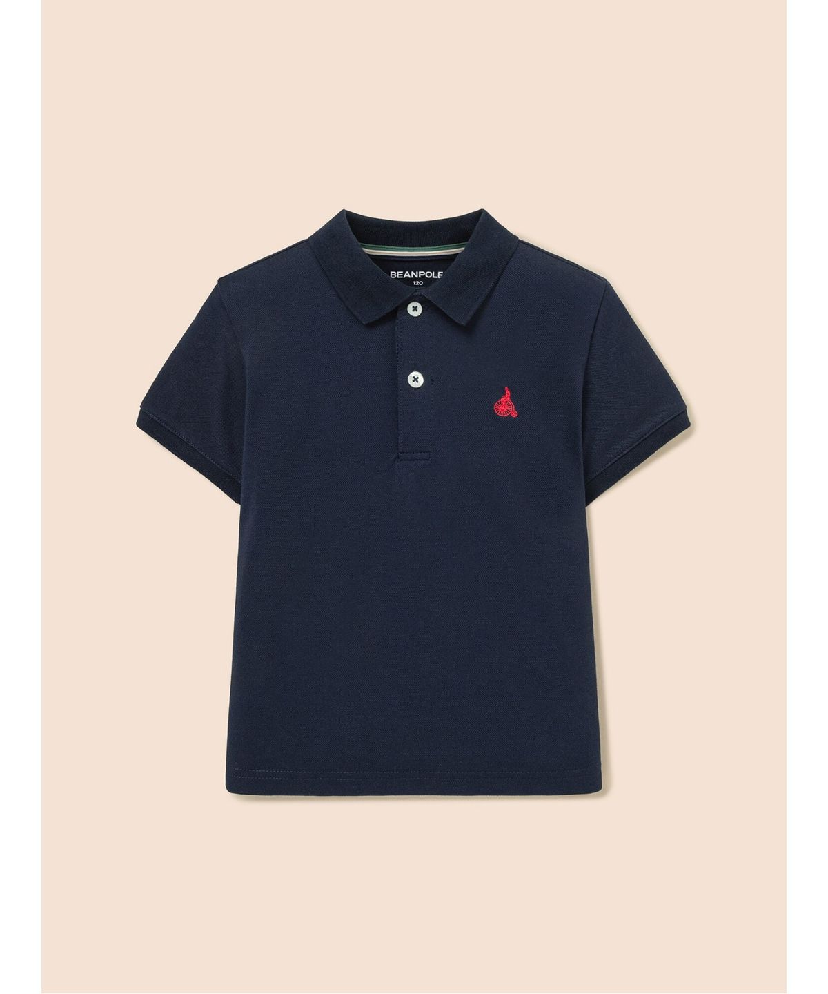 빈폴 키즈(BEANPOLE KIDS) [Essential] 피케 카라 반소매 티셔츠 - 네이비 (BI6242UE3R)