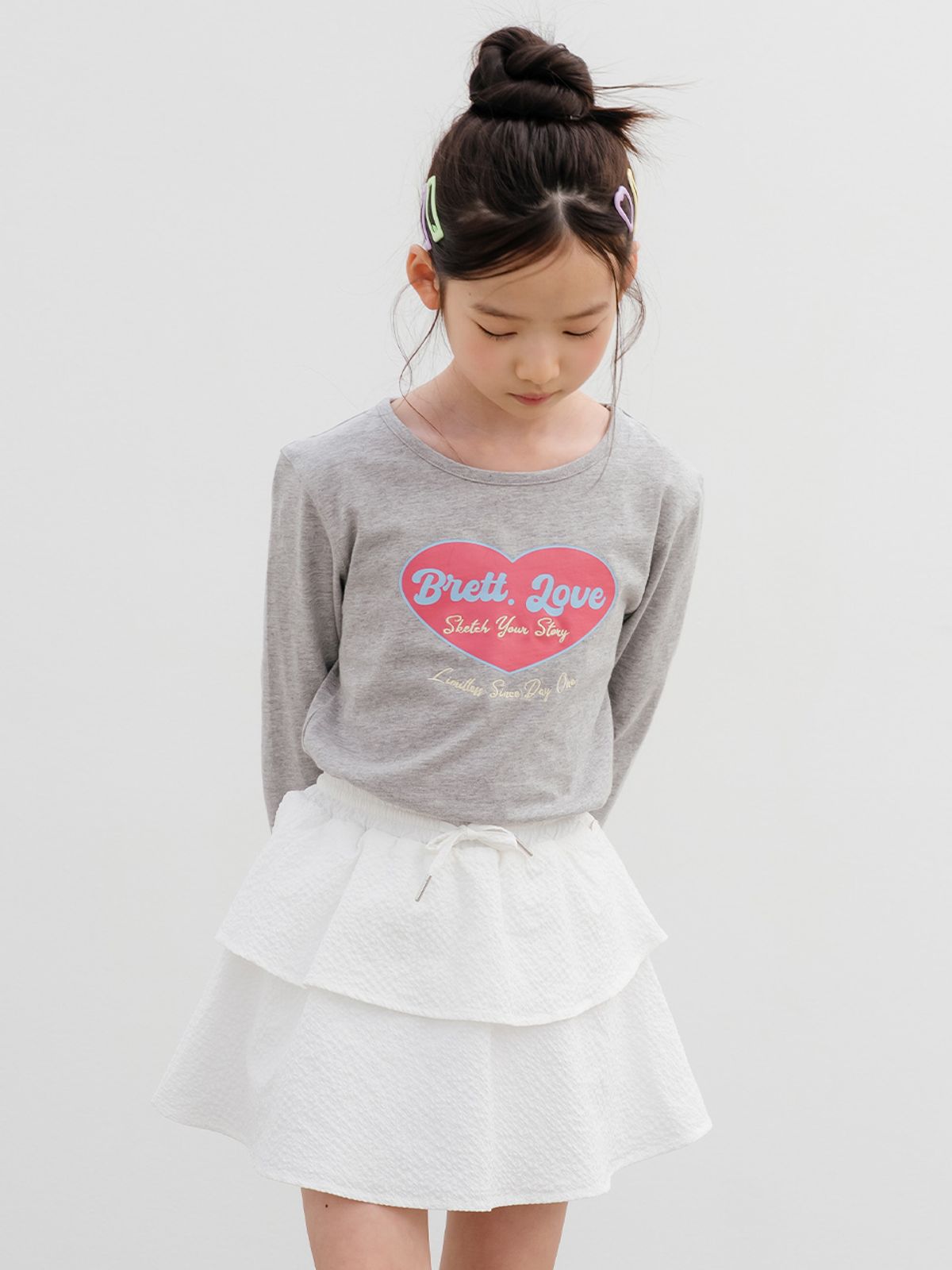 브렛테일러(BRETTAILOR) 러플 레이스 롱슬리브