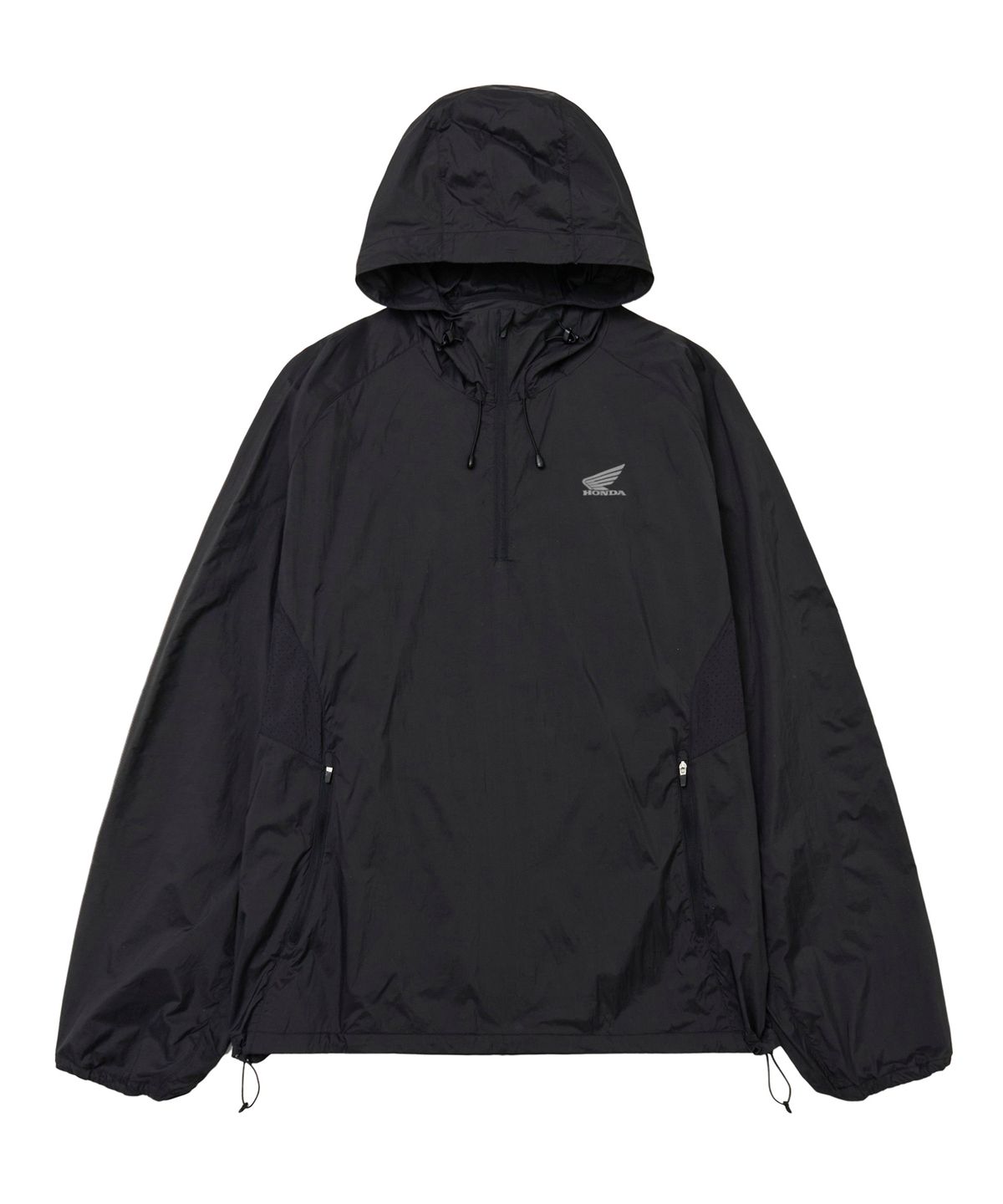 핍스 모터사이클(PHYPS MOTORCYCLE) Speed Run Nylon Packable Anorak Black