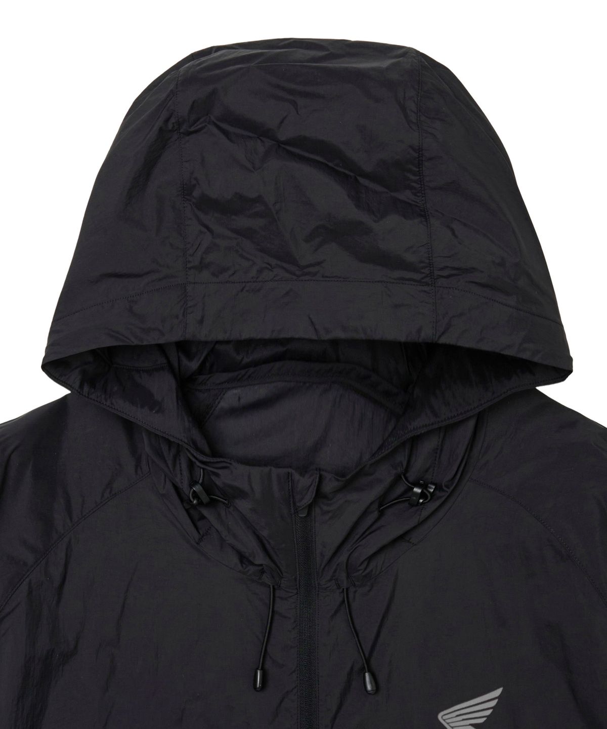 핍스 모터사이클(PHYPS MOTORCYCLE) Speed Run Nylon Packable Anorak Black