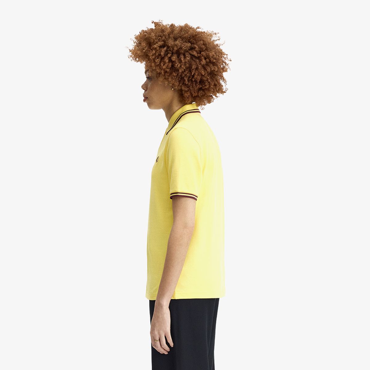 프레드페리(FRED PERRY) [G3600] 트윈 팁 프레드페리 셔츠 - 레몬발리/옥스블러드 AFPF2613600-19B