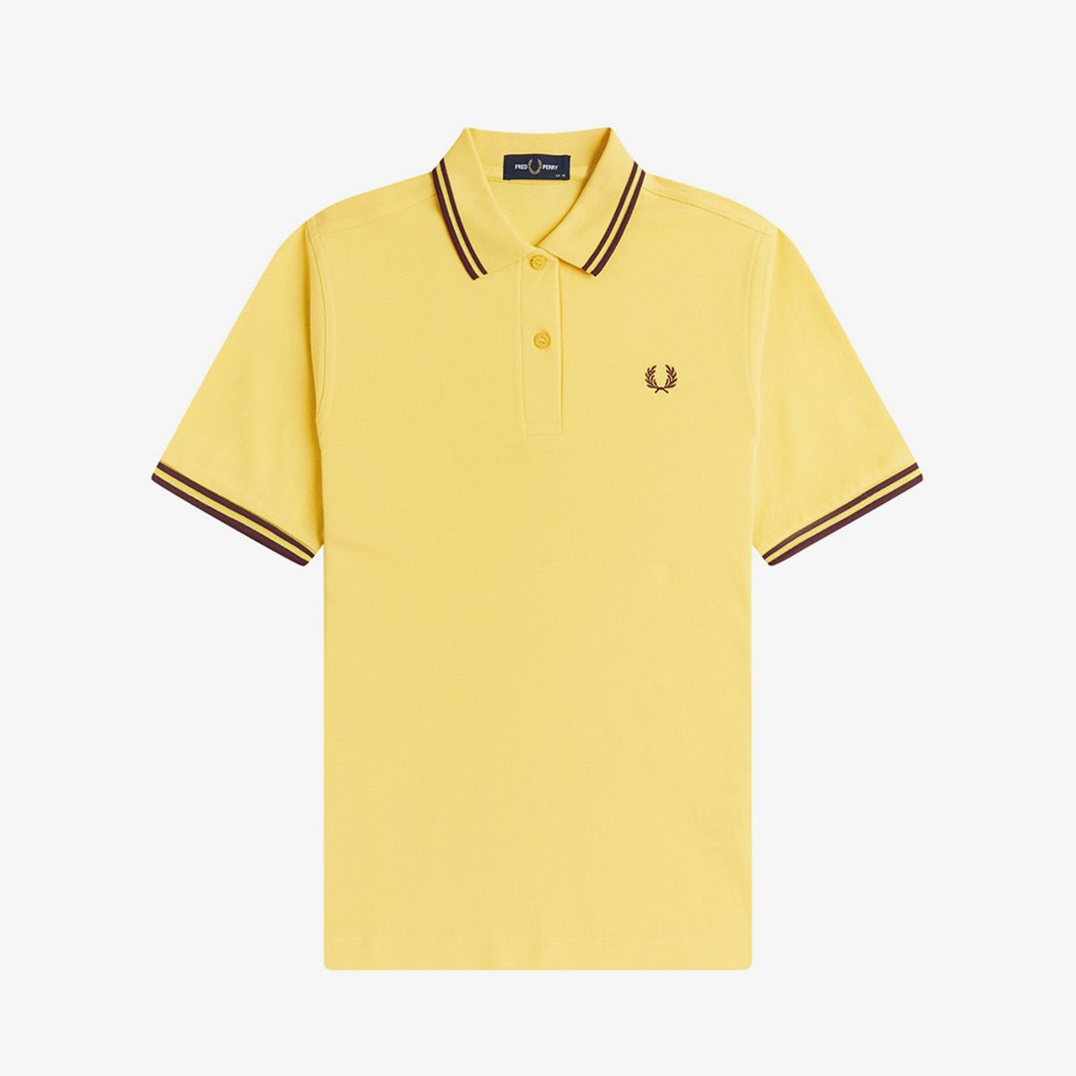 프레드페리(FRED PERRY) [G3600] 트윈 팁 프레드페리 셔츠 - 레몬발리/옥스블러드 AFPF2613600-19B