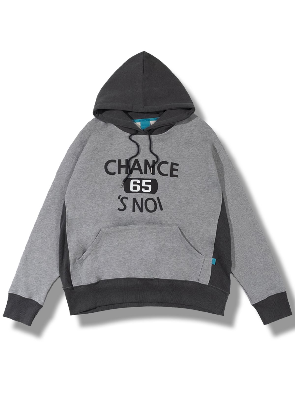 챈세스노이(CHANCE'S NOI) 바스켓 스웨트 후디드(차콜그레이멜란지네이비)/BAMXHD