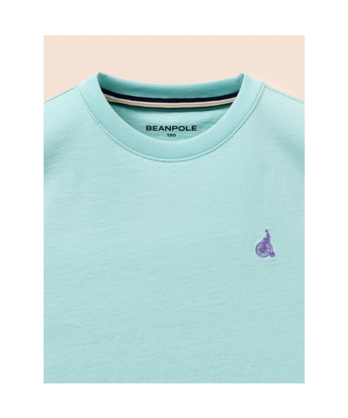빈폴 키즈(BEANPOLE KIDS) [Essential] 수피마 베이직 반소매 티셔츠 - 라이트 그린 (BI6242UE1L)