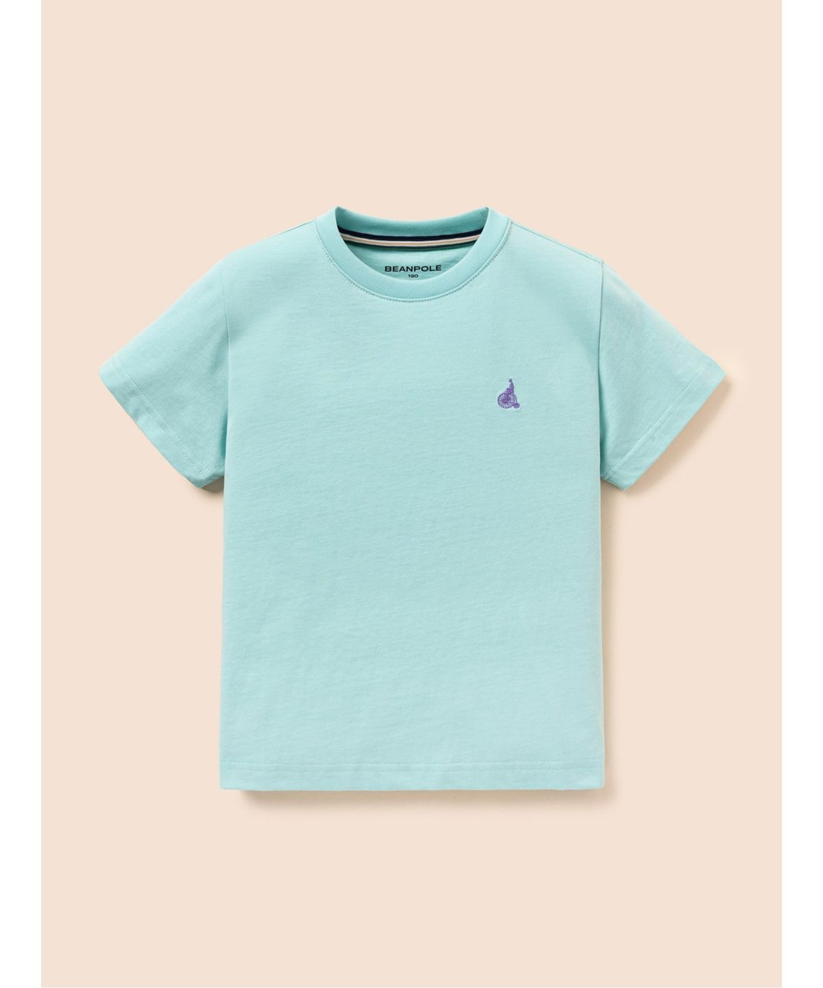 빈폴 키즈(BEANPOLE KIDS) [Essential] 수피마 베이직 반소매 티셔츠 - 라이트 그린 (BI6242UE1L)