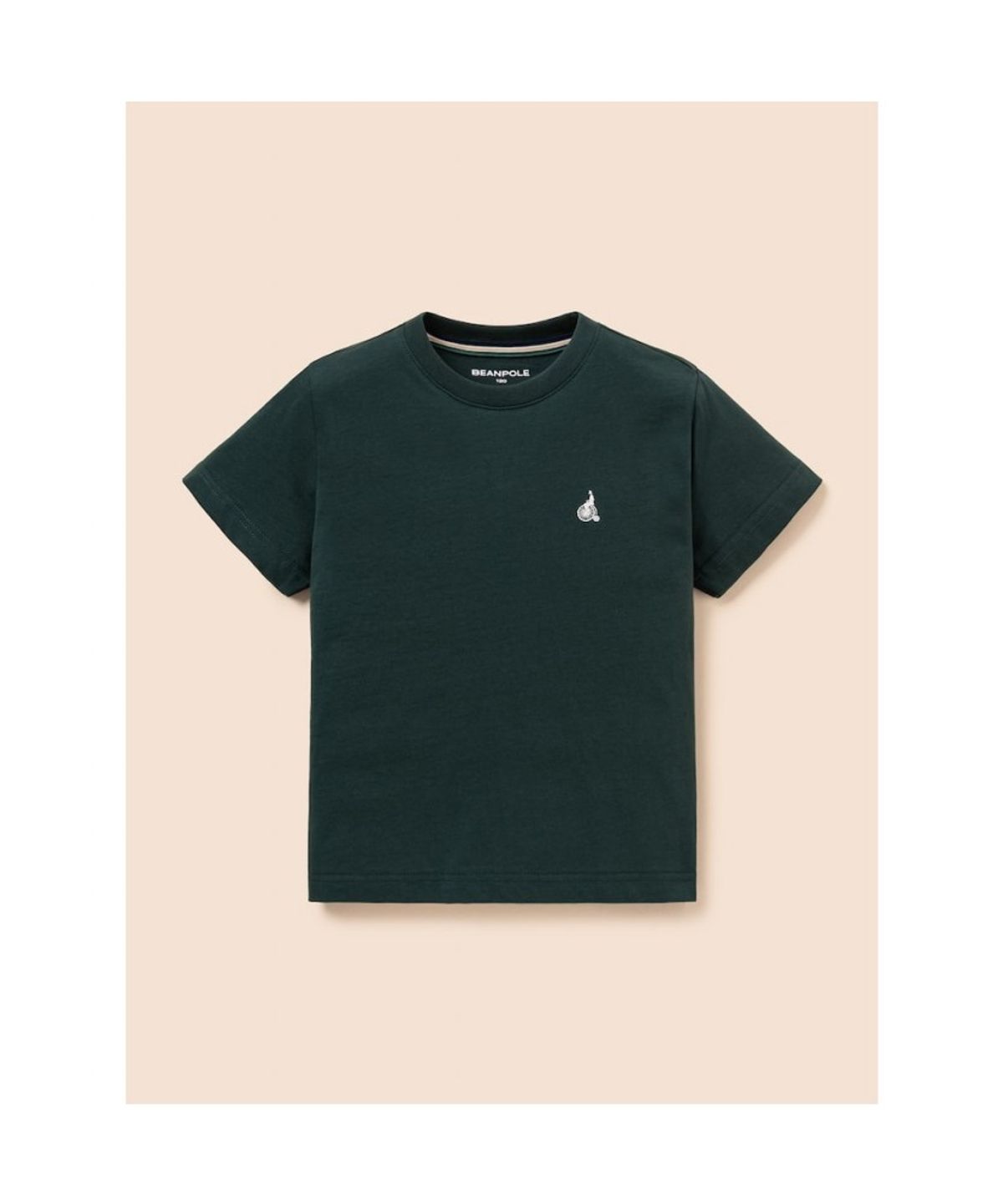 빈폴 키즈(BEANPOLE KIDS) [Essential] 수피마 베이직 반소매 티셔츠 - 그린 (BI6242UE1M)