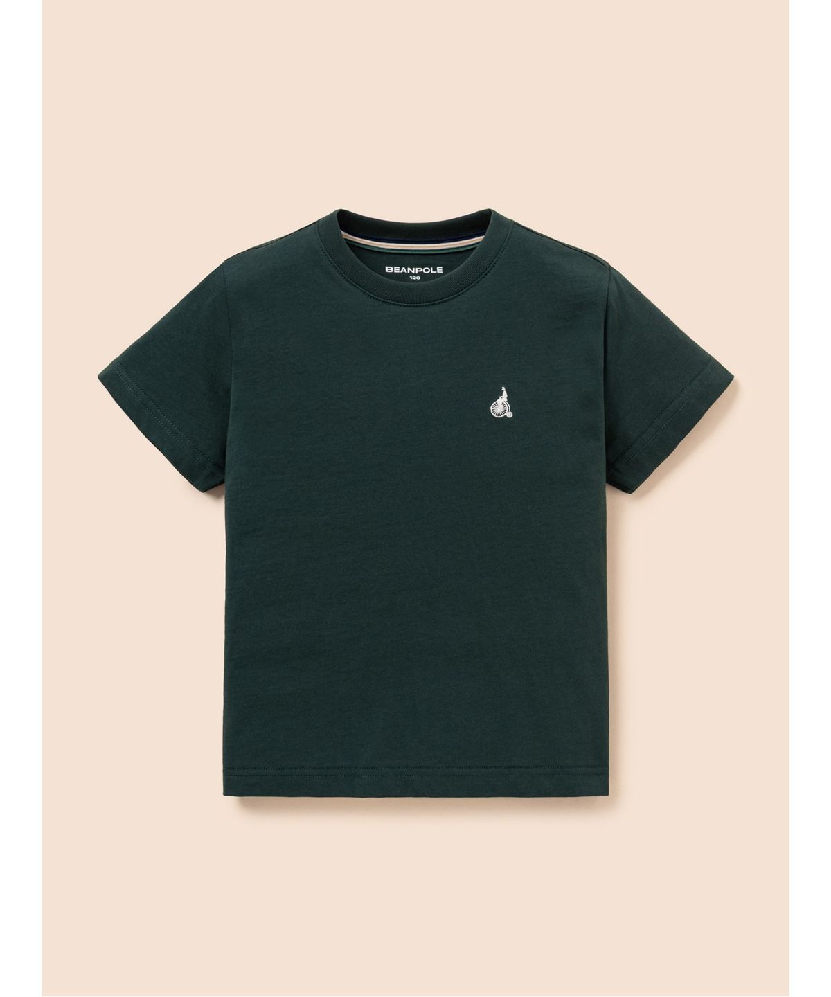 빈폴 키즈(BEANPOLE KIDS) [Essential] 수피마 베이직 반소매 티셔츠 - 그린 (BI6242UE1M)