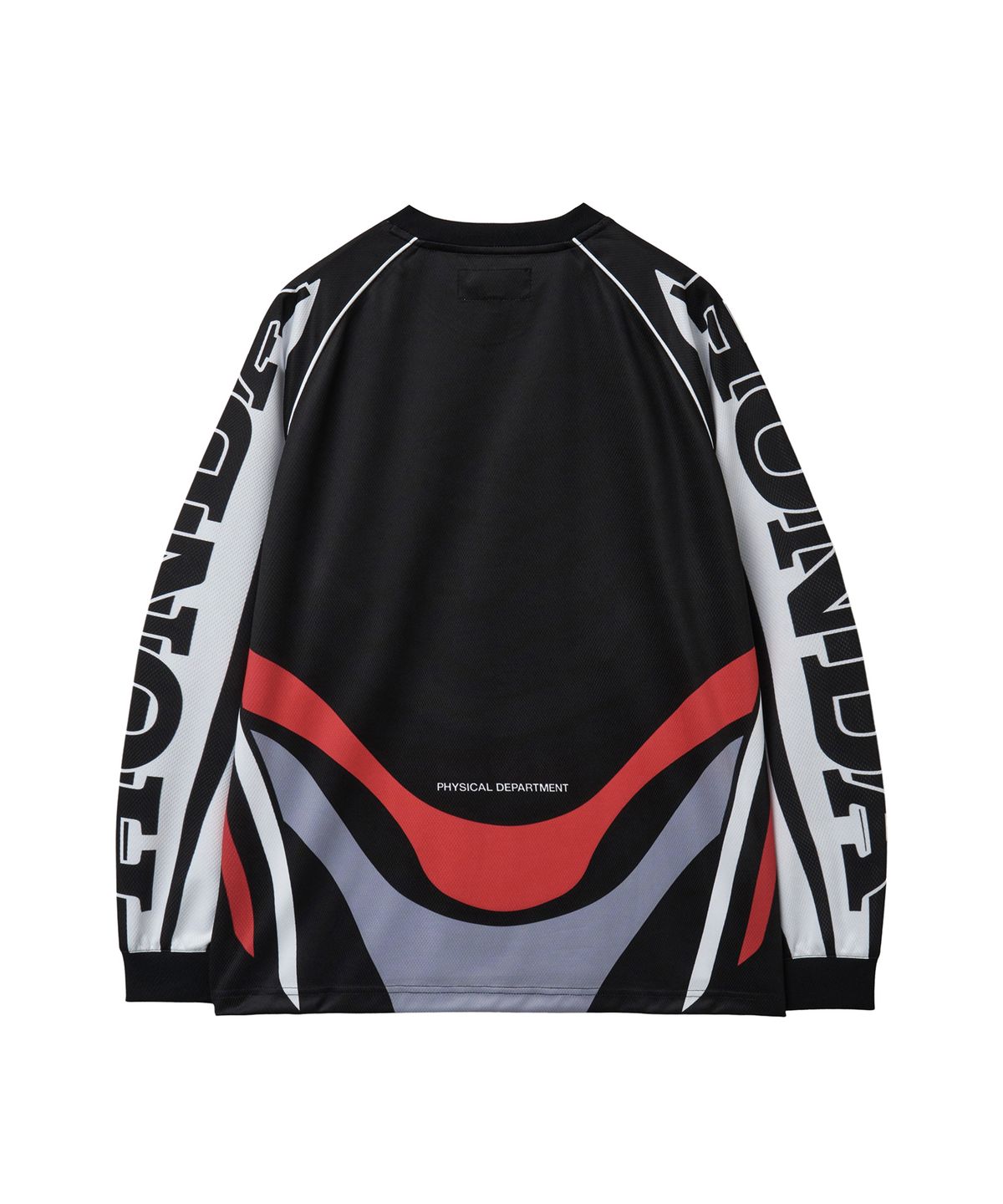 핍스 모터사이클(PHYPS MOTORCYCLE) Motorcycle Racing Jersey Long Sleeve Black