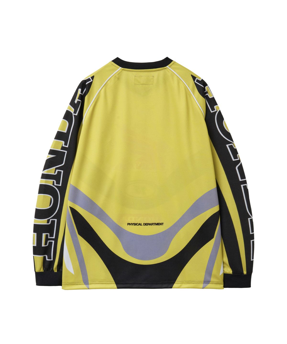 핍스 모터사이클(PHYPS MOTORCYCLE) Motorcycle Racing Jersey Long Sleeve Yellow