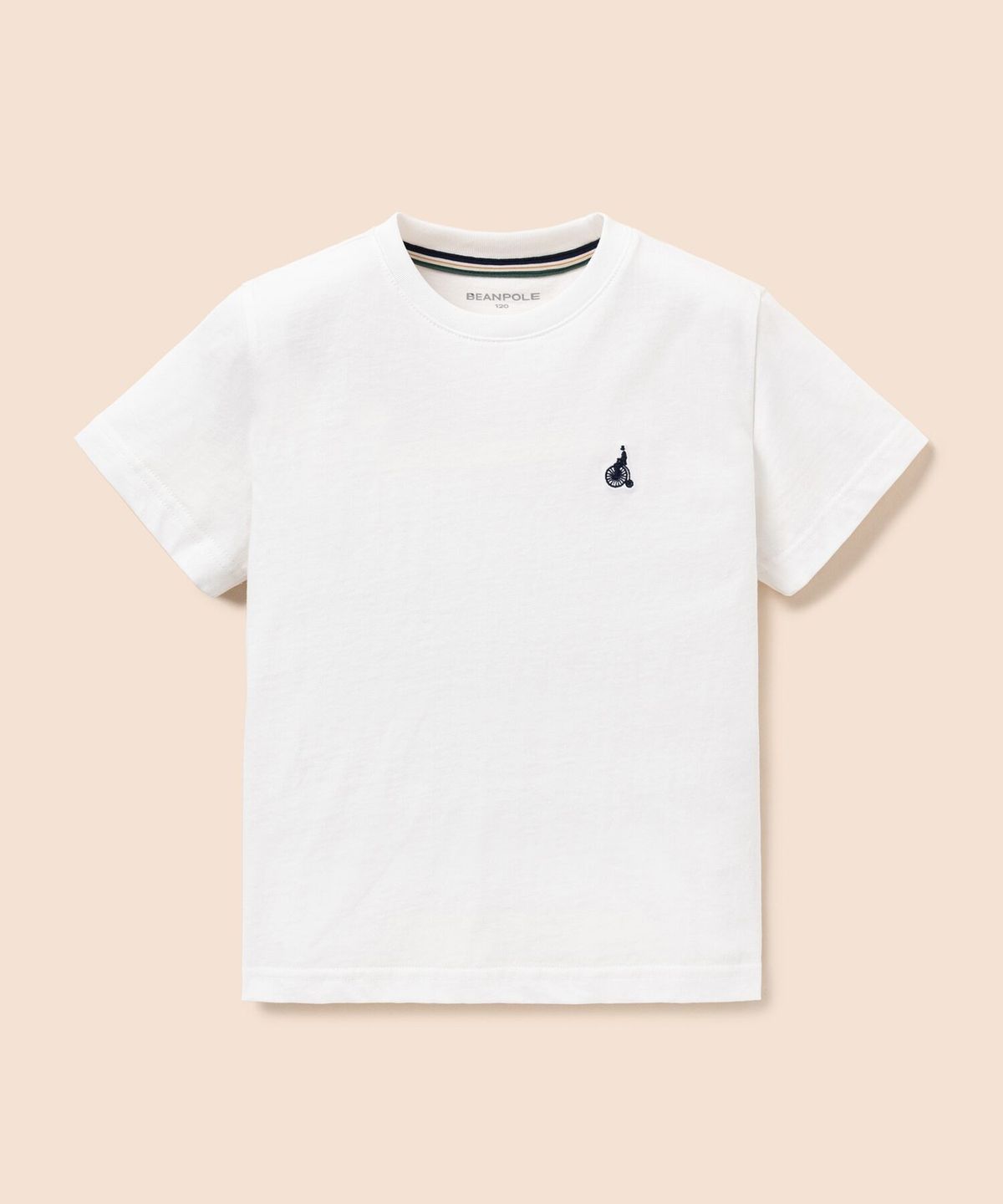 빈폴 키즈(BEANPOLE KIDS) [Essential] 수피마 베이직 반소매 티셔츠 - 아이보리 (BI6242UE10)