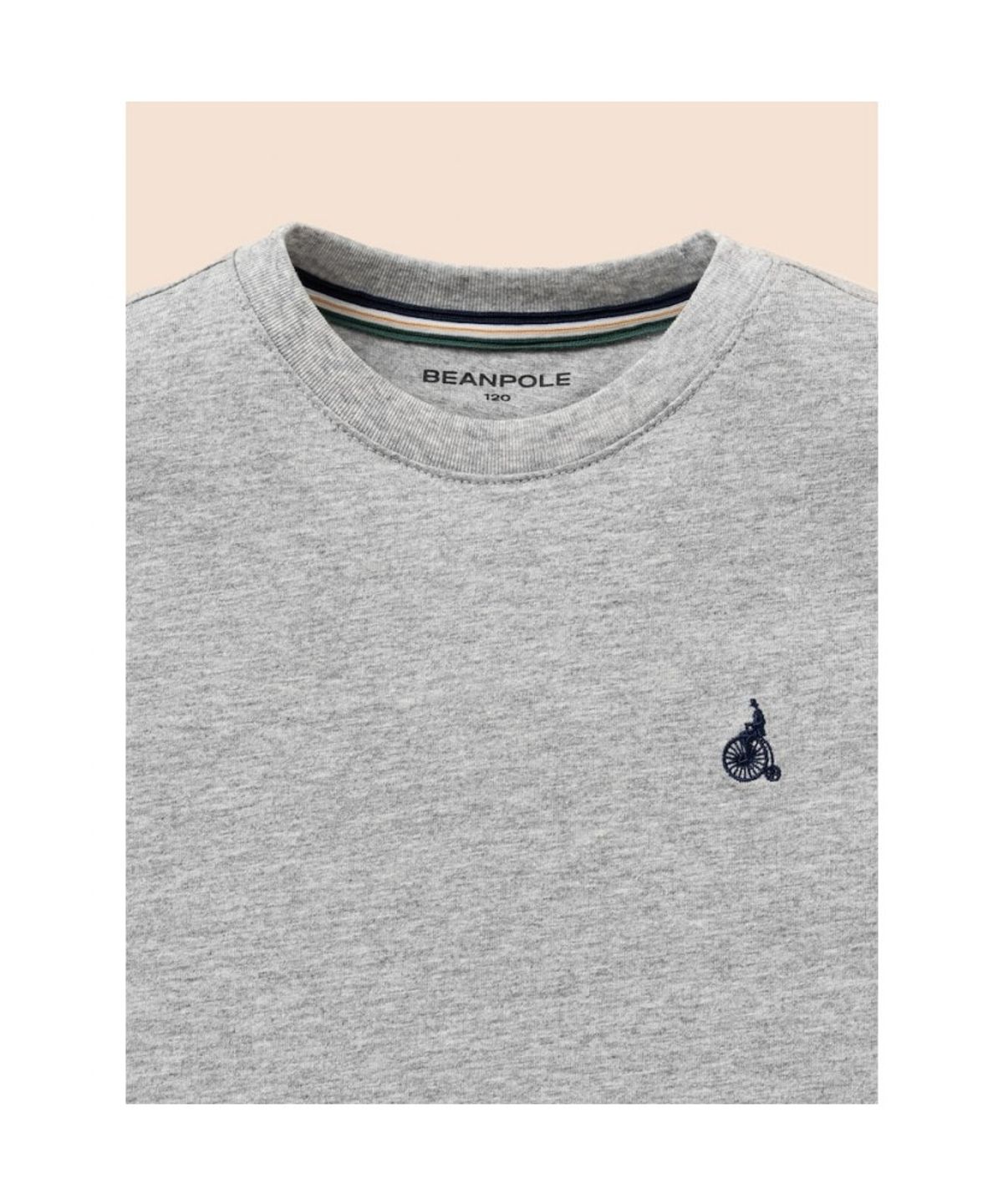 빈폴 키즈(BEANPOLE KIDS) [Essential] 수피마 베이직 반소매 티셔츠 - 그레이 (BI6242UE13)