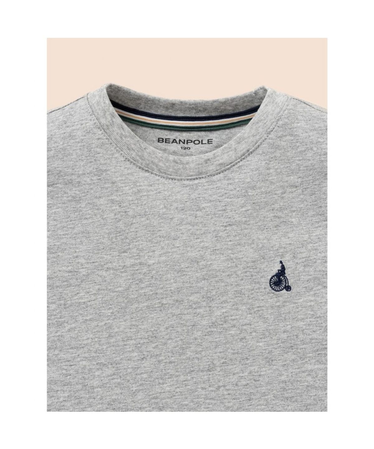 빈폴 키즈(BEANPOLE KIDS) [Essential] 수피마 베이직 반소매 티셔츠 - 그레이 (BI6242UE13)