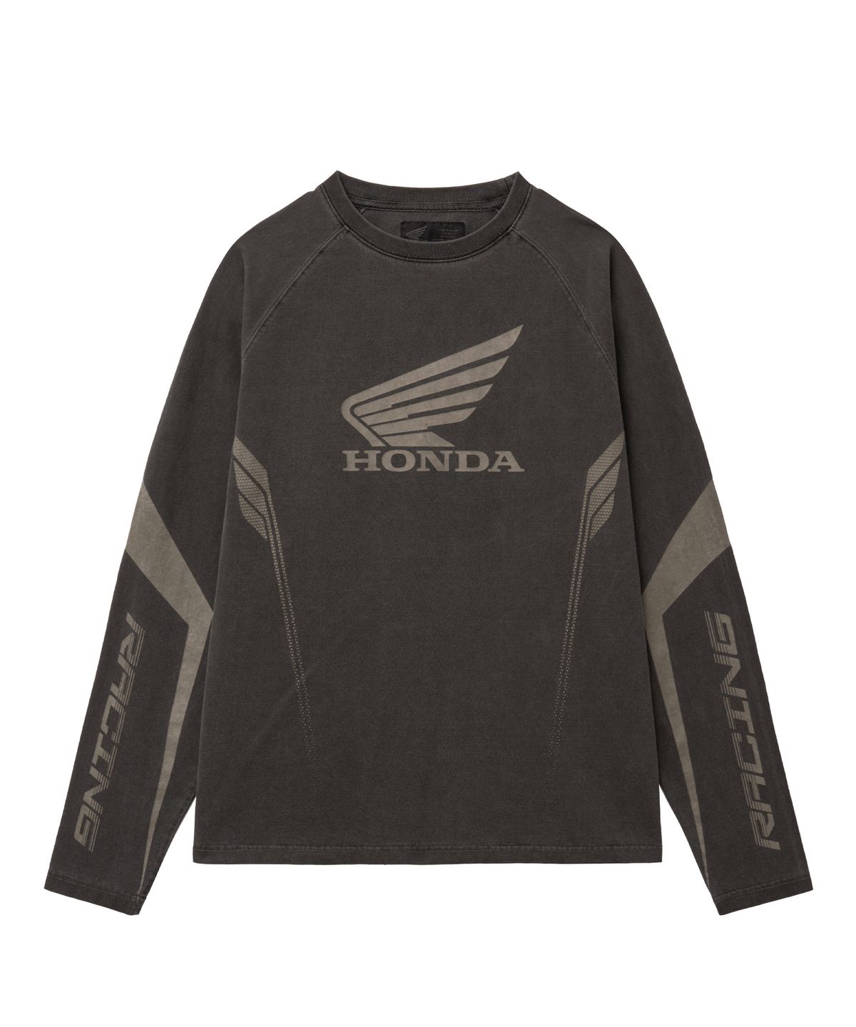 핍스 모터사이클(PHYPS MOTORCYCLE) Motorcycle Loose Fit Long Sleeve Charcoal