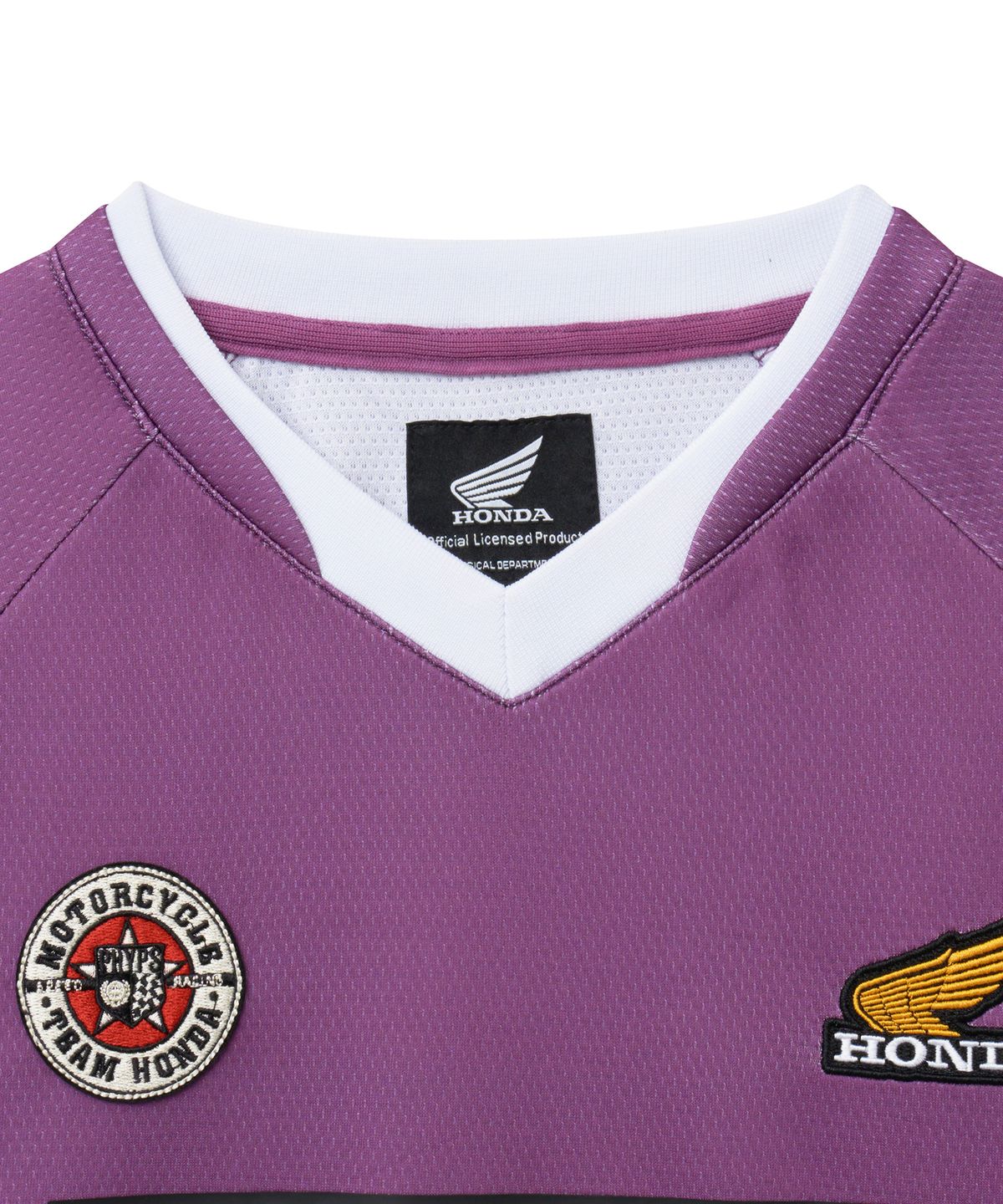 핍스 모터사이클(PHYPS MOTORCYCLE) Mesh Series Logo Long Sleeve Purple