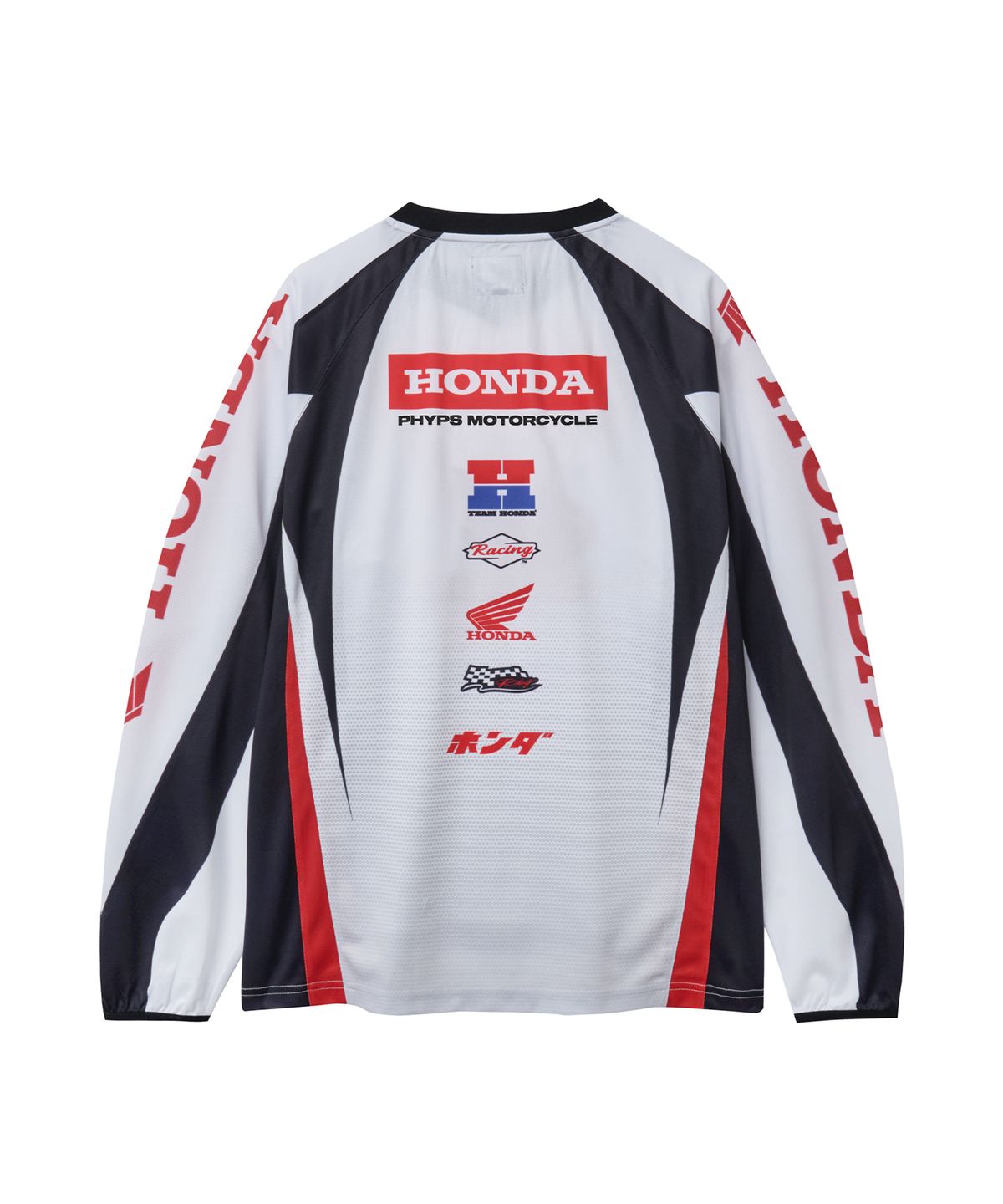 핍스 모터사이클(PHYPS MOTORCYCLE) Mesh Motorcycle Jersey White