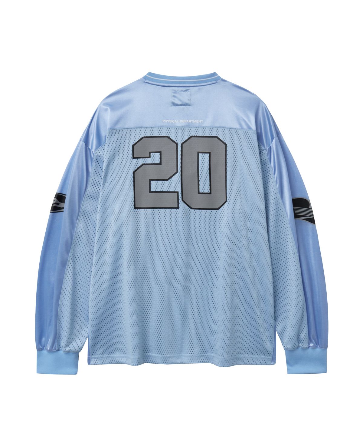 핍스 모터사이클(PHYPS MOTORCYCLE) Original Wing Logo Mesh Long Sleeve Light Blue