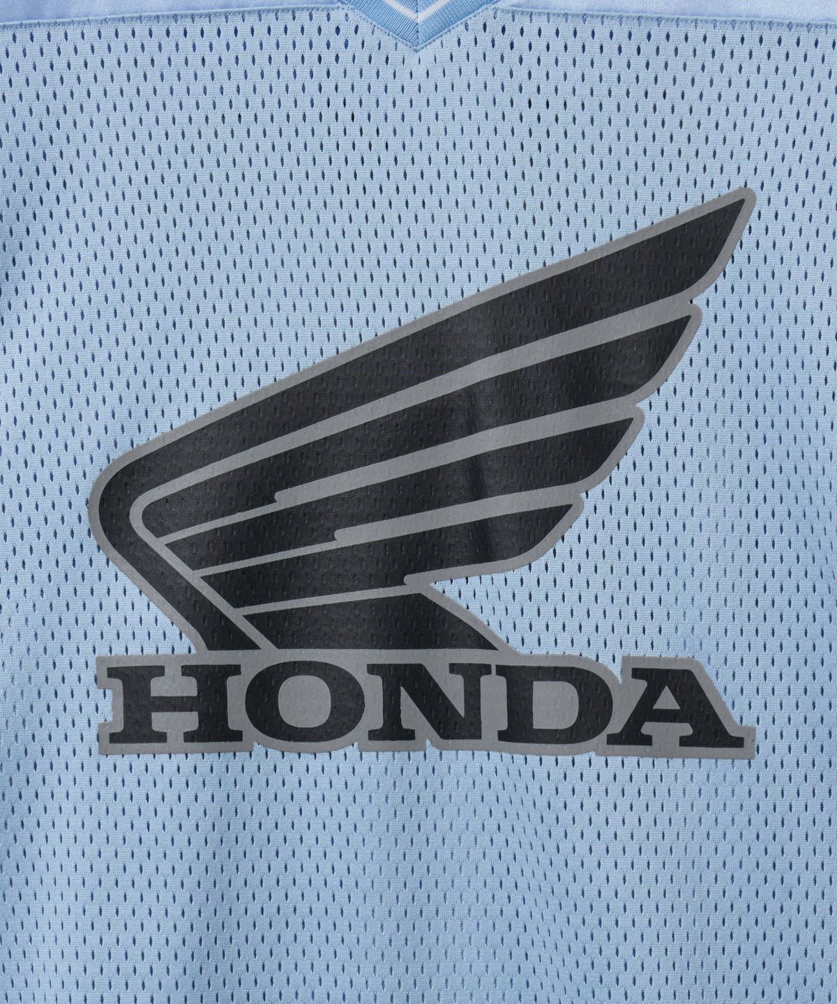 핍스 모터사이클(PHYPS MOTORCYCLE) Original Wing Logo Mesh Long Sleeve Light Blue