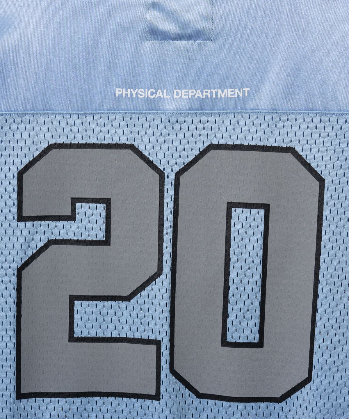 핍스 모터사이클(PHYPS MOTORCYCLE) Original Wing Logo Mesh Long Sleeve Light Blue