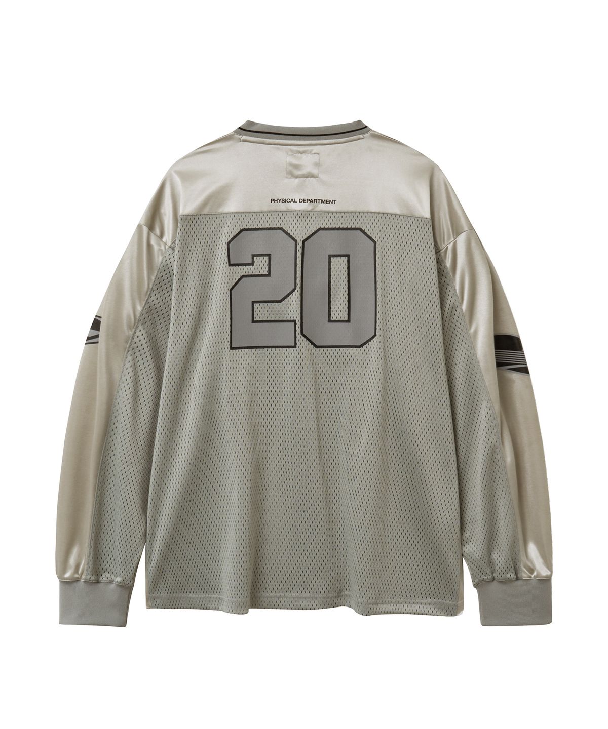 핍스 모터사이클(PHYPS MOTORCYCLE) Original Wing Logo Mesh Long Sleeve Gray