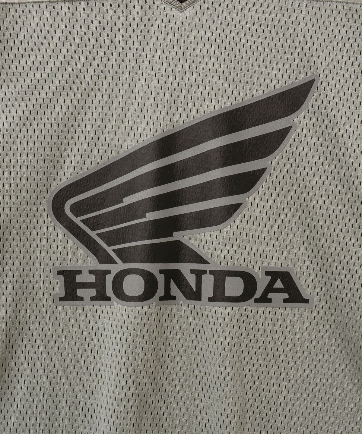 핍스 모터사이클(PHYPS MOTORCYCLE) Original Wing Logo Mesh Long Sleeve Gray