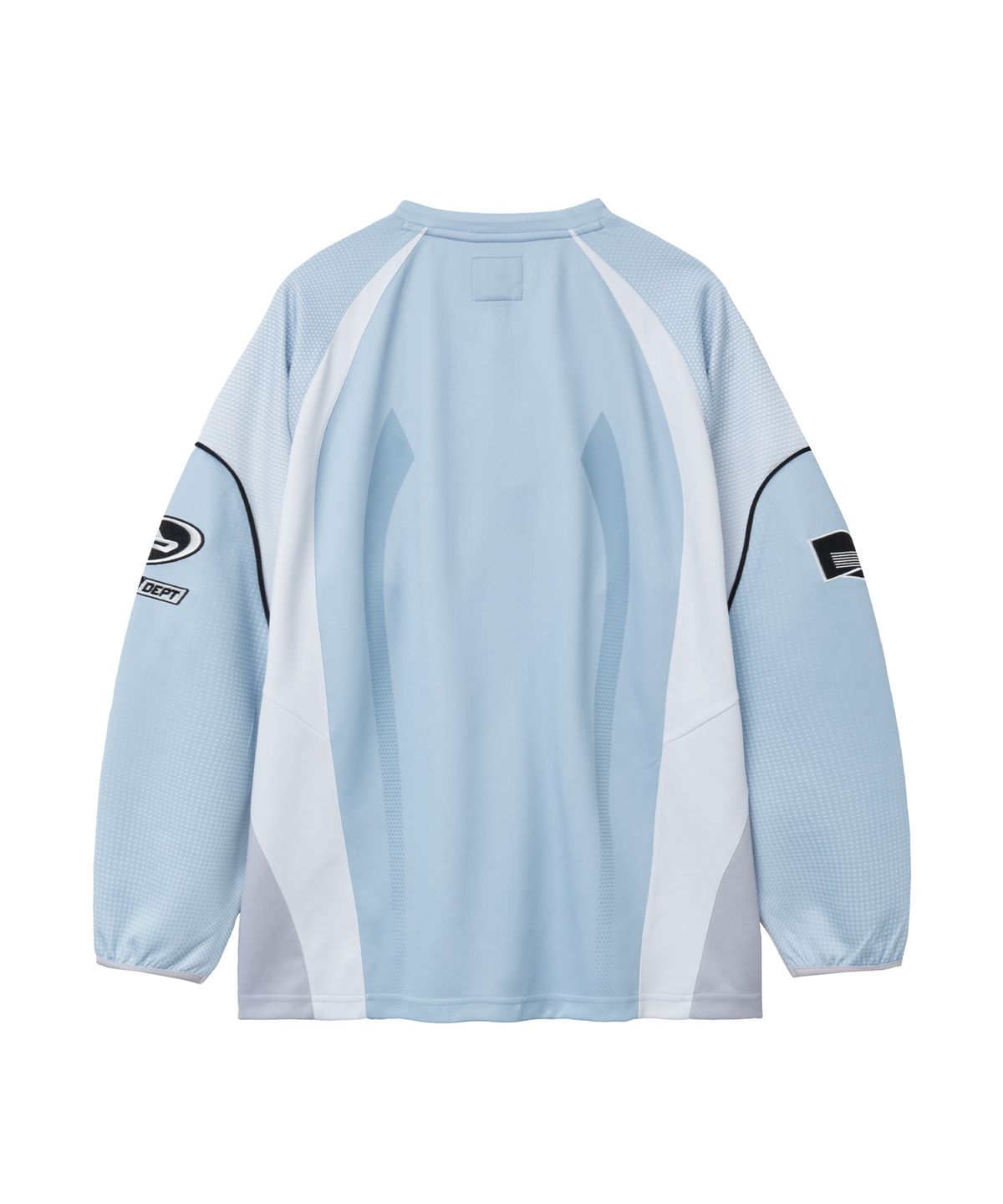 핍스 모터사이클(PHYPS MOTORCYCLE) Motorcycle Jersey Long Sleeve Light Blue