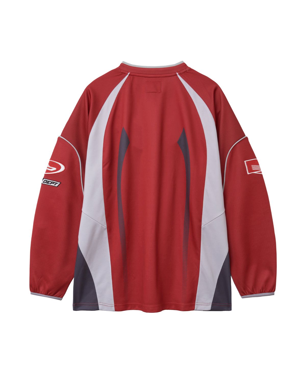 핍스 모터사이클(PHYPS MOTORCYCLE) Motorcycle Jersey Long Sleeve Red